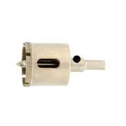 Сверло по керамической плитке и стеклу, 30 х 55 мм, 6 гр.хв-к, с центр. сверлом  ...Сибртех 72716