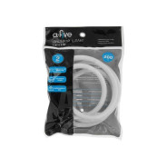 Шланг душевой, PVC, 1/2" г-г 200 см, белый (Гайка латунь (anti-twist)) a-five ...A-five A5-024