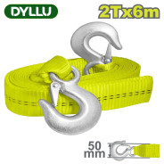 Трос буксировочный со стальными крюками 2т 6м  DYLLU DTRT33260
