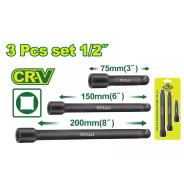 Набор удлинителей ударных 1/2 "   (3 шт)DYLLU DTMS7403