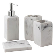 Набор для ванной комнаты 4пр. (мыльница, дозатор для мыла, подставка для зубных щеток, подставка для...La and Te beaute LT-BS-13