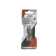 Биты "Torx Tamper Resistant" TR9x25мм 1/4" S2 (4шт)   H-D HD-77901