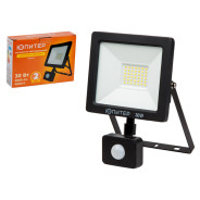 Прожектор светодиодный с датчиком движения 30 Вт 6500K, 2600 лм, холодный белый свет  ...ЮПИТЕР JP1221-30