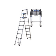 Стремянка телескопическая алюм. бытовая 2,6 м (9+9 ступ.)  Scheppach Sch-UP260-2