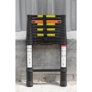 Лестница телескопическая алюминиевая односекционная (3.5м,12ступенек, max нагрузка 150кг, вес 10.1кг...Rock FORCE RF-UP350