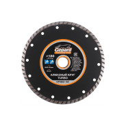 Алмазный круг 180х22 mm универсальный Turbo (сухая резка)  GEPARD GP0802-180