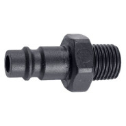 Штуцер пневматический для быстроразъема наружная резьба 1/4" (пластик)  ...PROWIN 20PMP-E