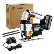 Лобзик аккумуляторный, 20В, 1АКБ 2,0 А/ч, макс.пропил 56мм,  DEKO DKJS20...Deko 063-4207