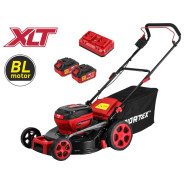 Газонокосилка аккумуляторная CLM 4536 в кор. XLT SET БЕСЩЁТ.ДВИГ., 18В+18В, шир.460 мм (2х4 Ач акб, ...WORTEX 2334120