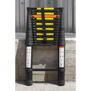 Лестница телескопическая алюминиевая односекционная (4.7м,16ступенек, max нагрузка 150кг, вес 13.0кг...Rock FORCE RF-UP470