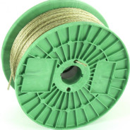 Трос металлополимерный прозрачный ПР-3.0, (3.0мм толщина, катушка 200м.п.)  ...Сибртех 47628