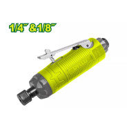 Пневмошлифмашина прямая,6 мм и 3 мм, 22000 об/мин, подвод 1/4", разъем для шлага 3/8", 128...DYLLU DTAT5514