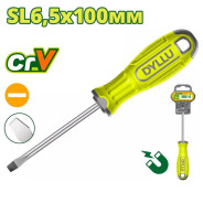 Отвертка шлицевая SL6,5 100мм  DYLLU DTSD1264