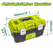 Ящик для инструментов 405х215х205мм  DYLLU DTTB3316