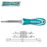 Отвертка 6 в 1  TOTAL THT2506076