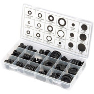 Набор сальников, D 6.35 - 25.4 мм, 125 предм.  Сибртех 47599