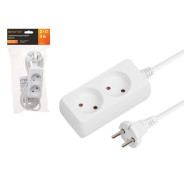 Удлинитель 3м (2 роз., 2.2кВт, б/з, ПВС 2х0.75)  ЮПИТЕР JP8101-21