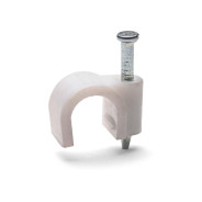 Скоба пластиковая СПК 12 (20шт)  Fortisflex 49463