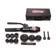 Пробойник гидравлический ручной 8т(22, 27.5, 34, 43, 49, 60мм; сталь нерж.-1.6мм; медь/алюм.-3.2мм,х...FORCEKRAFT FK-71002E