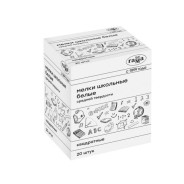 Мелок средн. твердости БЕЛЫЙ квадратный школьный уп.20 шт  ...ГАММА 280120215