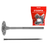 Дюбель для теплоизоляции 10х180 мм с пласт. гвоздем (30 шт в дой-паке)  ...STARFIX SMD5-29045-30