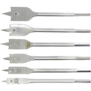 Набор сверл перовых по дереву, 10-12-16-18-20-25 мм, 6 шт. 6-гранный хвостовик  ...Сибртех 704155