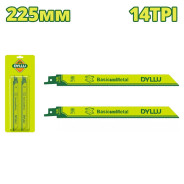 Полотно для сабельной пилы 225 мм по металлу   (2 шт)DYLLU DTJT1122BF