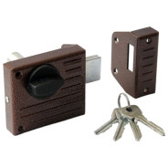 Замок накладной ЗН1-2.1(медь)  ЗЕНИТ 00-00000655