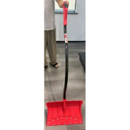 Лопата для снега пластиковая с металлическим черенком 460x320x1300мм  ...H-D HD-H464