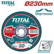 Круг отрезной 230x3,0x22,2 мм по металлу  TOTAL TAC2212301