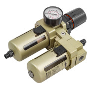 Блок подготовки воздуха (фильтр-регулятор + лубрикатор) 3/4" с автоматическим сливом  ...Rock FORCE RF-AC4010-06D