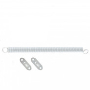 Пружина дверная D-18.5 мм, L-250 мм, цинк   91579