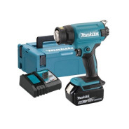 Аккумуляторная термовоздуходувка  MAKPAC (18В, 1 акк., 5.0 А/ч Li-Ion, 550°C, кейс MakPac, з/у)  ...MAKITA DHG180RT1J