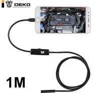 Эндоскоп водонепроницаемый DEKO WE-1 (1м )Deko 065-0185