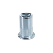 Заклепка резьбовая стальная М8 цилиндрическая с насечкой стандартный борт уп.50 шт.  ...MESSER 211108S-50