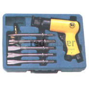 Пневмомолоток, набор 10 пр. (кругл.)  SUMAKE ST-2212K/R