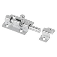 Шпингалет 40 мм, белый цинк,  STARFIX SMP-45718-1