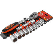 Набор головок 1/2", 10-24мм, 12пр. 6гр., PRO  STARTUL PRO-41412
