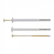 Дюбель-гвоздь 6х80 мм полипропилен гриб (40 шт в пласт. конт.)  ...STARFIX SMP2-82238-40