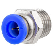 Фитинг для пластиковых трубок 6мм с наружной резьбой 1/4"  ...Forsage F-SPC06-02