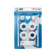 Комплект для монтажа алюминиевых и биметаллических радиаторов 1" 1/2", 2-кронштейна,  ...AV Engineering AVE1151112