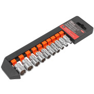 Головки, набор 10пр., 1/4" (4-13мм)    BaumAuto BM-2101-5