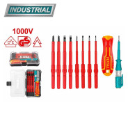 Набор отверток диэлектрических   (10 шт)TOTAL THTIS5106