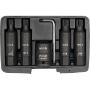 Головки-Насадки ударные 3/4 SPLINE М12-М18 (6шт)  YATO YT-1157