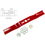 Нож для газонокосилки 53 см изогн. Универсальный  RIparts UBB-21-530