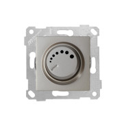 Выключатель поворотный, диммер, скрытой установки, 600Вт, титан, RITA,  ...MUTLUSAN 2200 440 0283