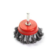 Щетка для дрели "чашка" косичка 50mm (в блистере)  GEPARD GP0855-50