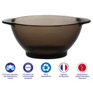 Салатник стеклянный с ручками, 510 мл, серия Lys Creole  DURALEX 2005CF06A1111