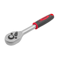 Трещотка реверсивная с резиновой ручкой 1/4"(L-160мм, 45зуб.),на пластиковом держателе PATRON ...Patron P-80222