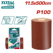 Шлифовальная бумага 11,5x500см P100  TOTAL TAC10065
